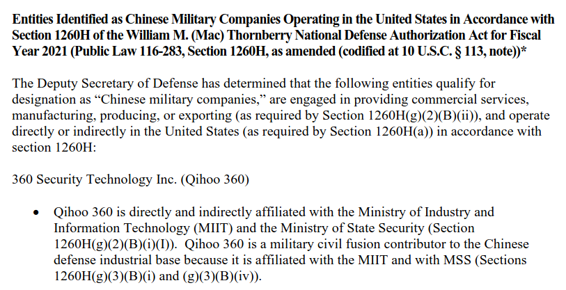 Software About Section Before the Threat Hunt: Enriching the Section 1260H Software List with ...